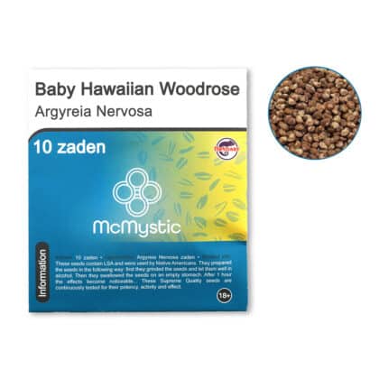 Baby Hawaiian Woodrose 10 zaden Vooraanzicht + inhoud McMystic