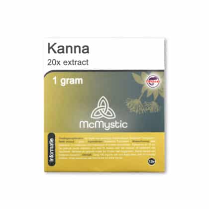 Kanna 20x 1 Gramm Vorderansicht McMystic