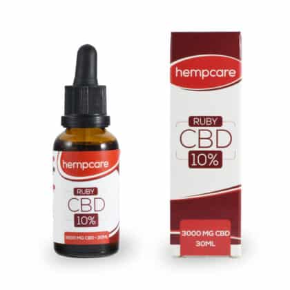 Rubis Hempcare 10% 30ml complet vue de face