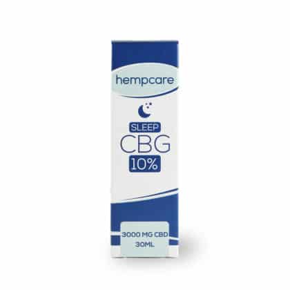 Schlaf Hempcare CBG 10% 30ml doosje Vorderansicht