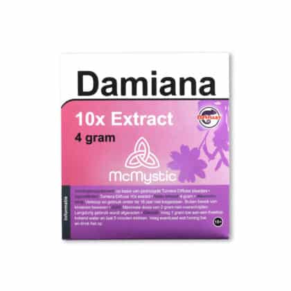 Damiana 10x 4. gram Vooraanzicht McMystic