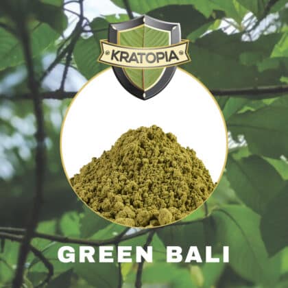 Zielony Bali Kratom zawartość Kratopia