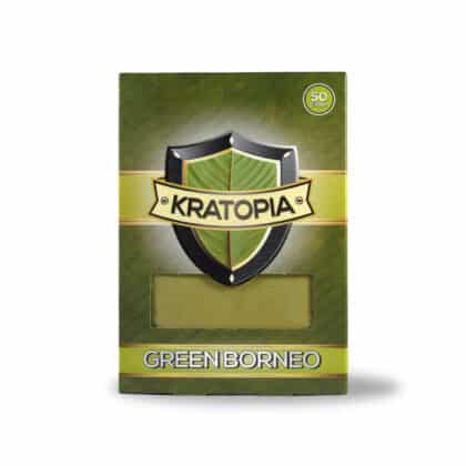 Green Borneo Kratom vista frontal Kratopia