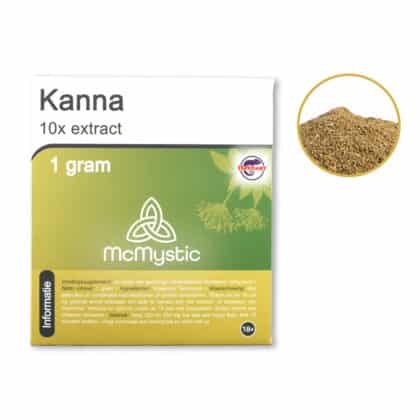 Kanna 10x 1 gram Vooraanzicht + inhoud