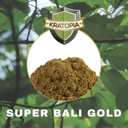 Conteúdo do Super Bali Gold Kratom Kratopia