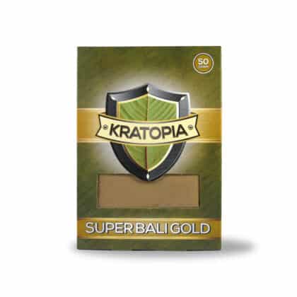 Super Bali Gold Kratom vista frontal Kratopia