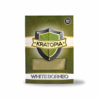 White Borneo Kratom widok z przodu Kratopia