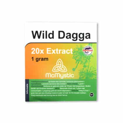 Wild Dagga 20x 1 gram Vooraanzicht McMystic