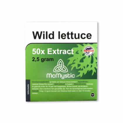 Wilde sla 50x 2,5 gram Vooraanzicht McMystic