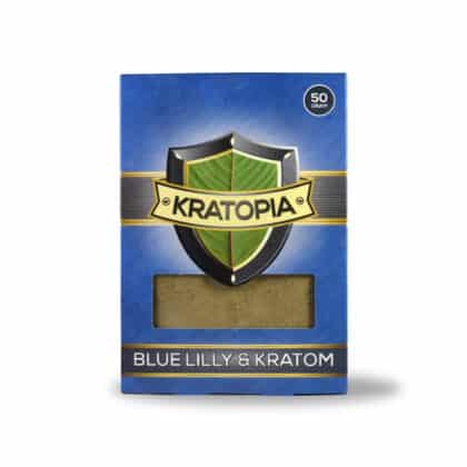 Blue Lilly Kratom vooraanzicht Kratopia